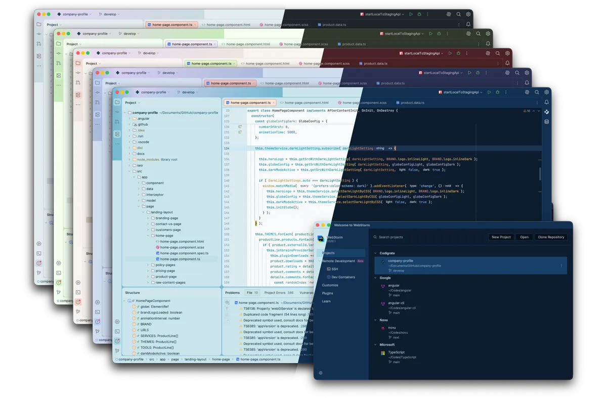 All In One theme for JetBrains, a screenshot