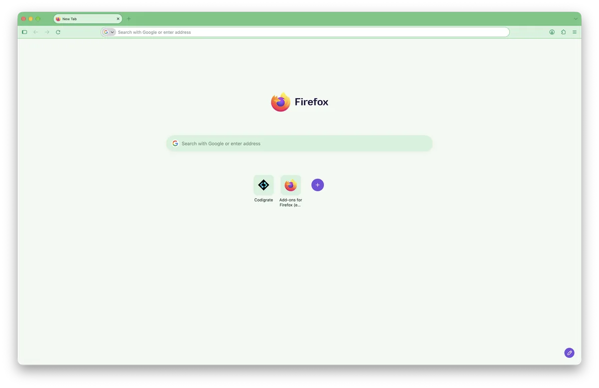 Dublin theme for Firefox, a screenshot