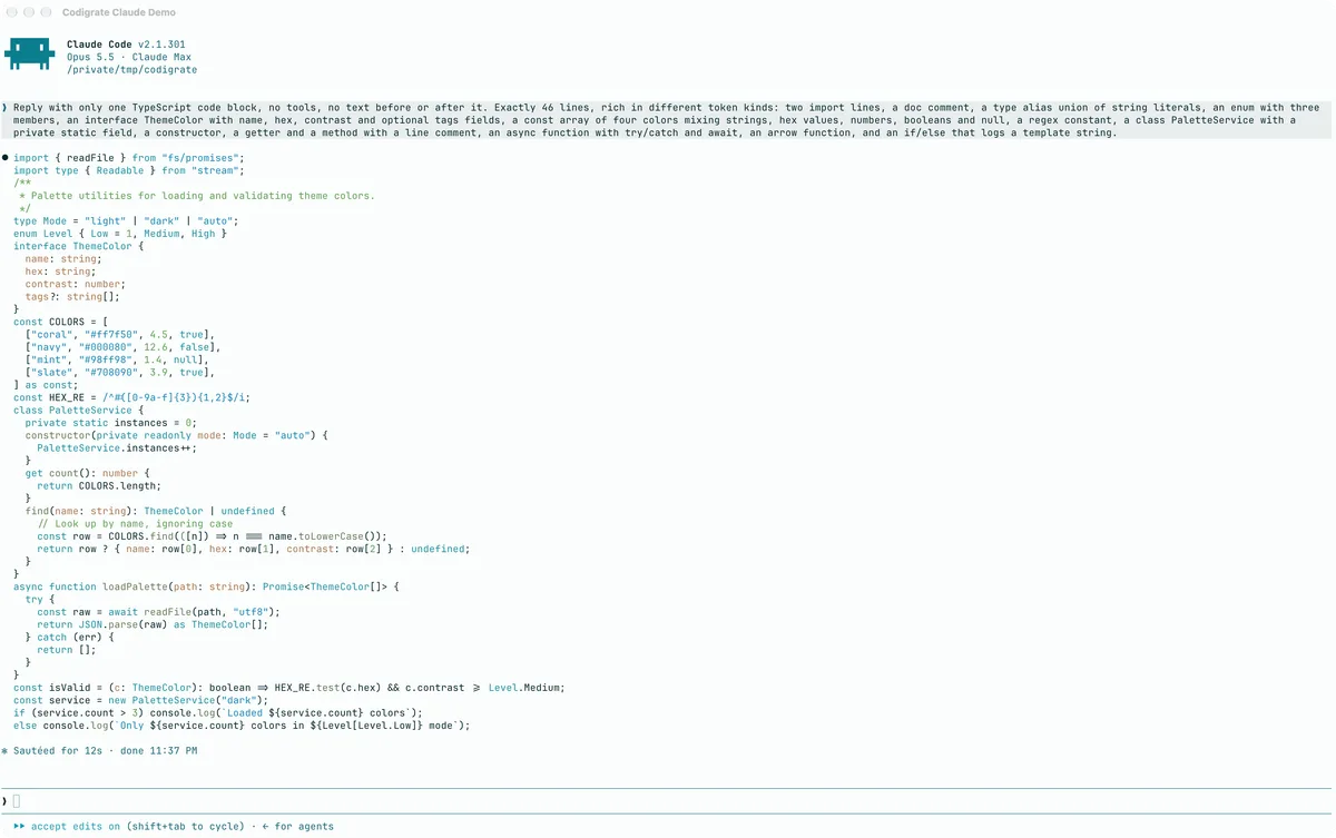 Istanbul theme for Claude Code, a screenshot