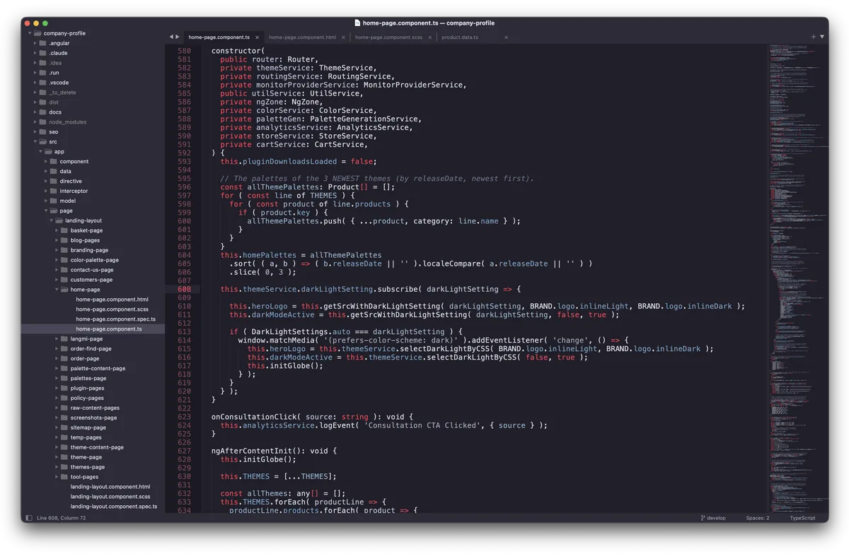 London theme in Sublime Text