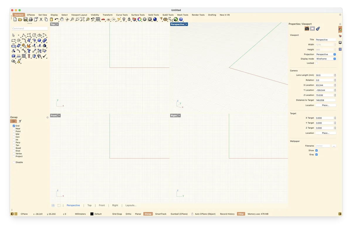 Madrid theme for Rhino, a screenshot