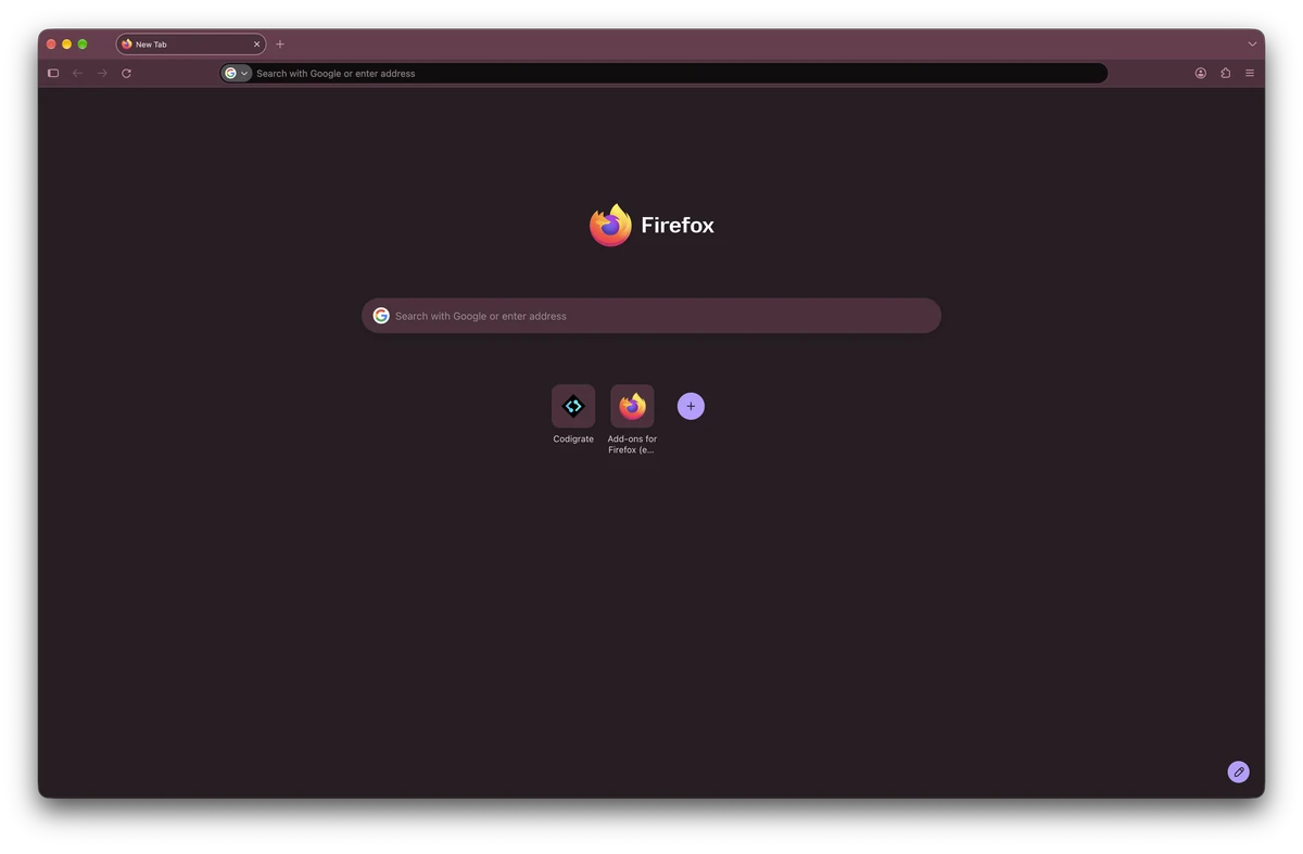 Paris theme for Firefox, a screenshot