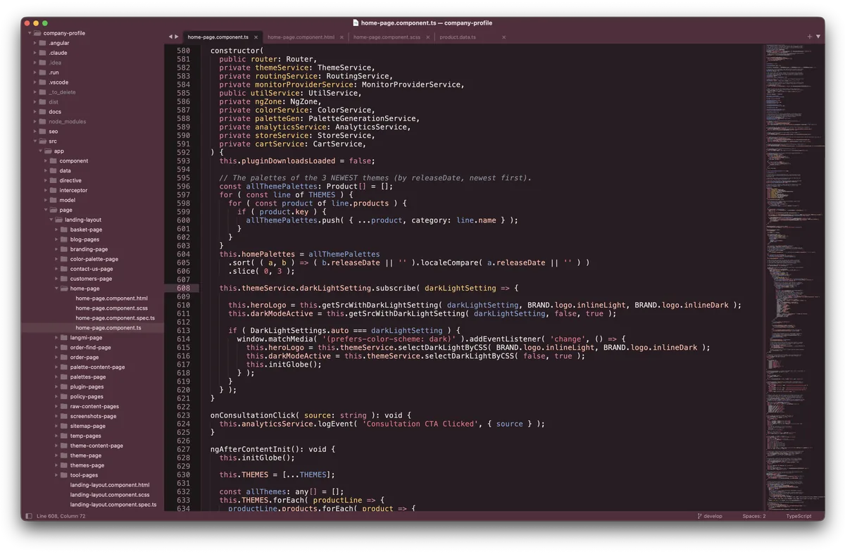 Paris theme in Sublime Text