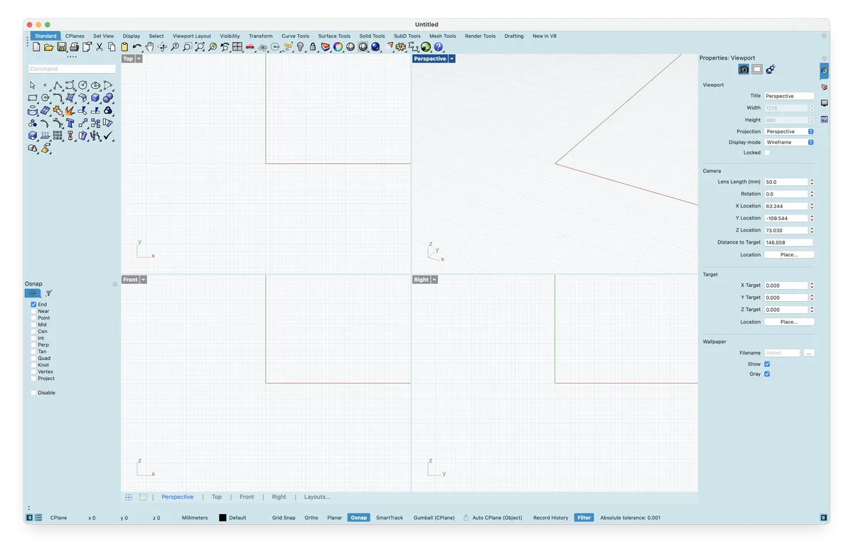 Sydney theme in Rhino