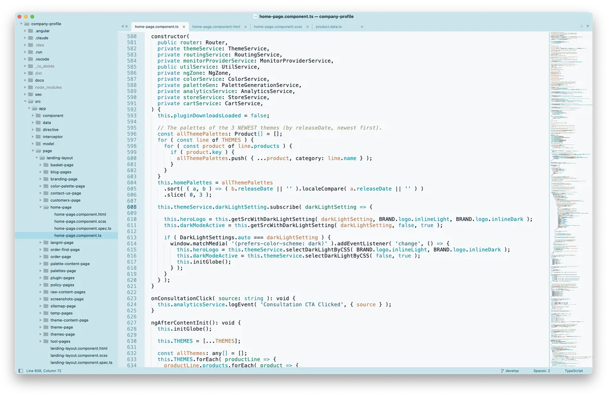 Sydney theme in Sublime Text