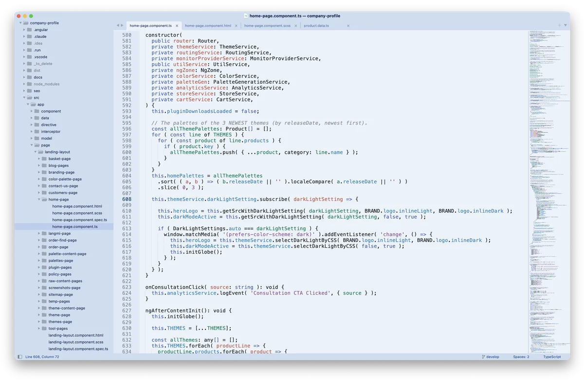 Tallinn theme in Sublime Text