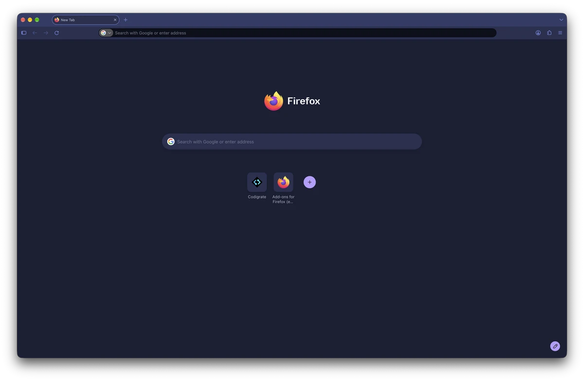 Tokyo theme for Firefox, a screenshot