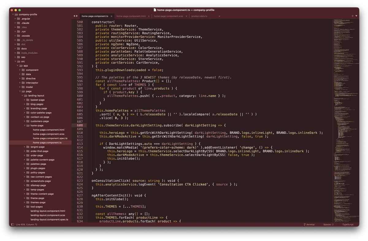 Vienna theme in Sublime Text