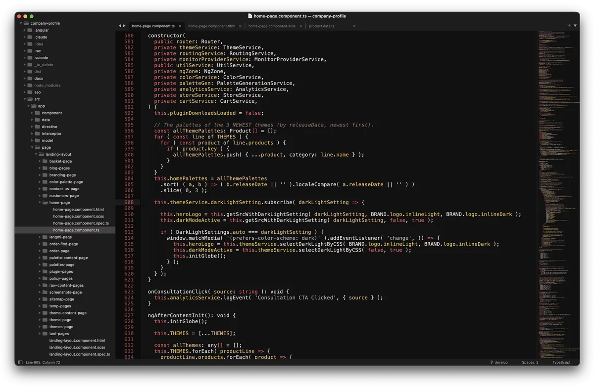 Etna theme in Sublime Text