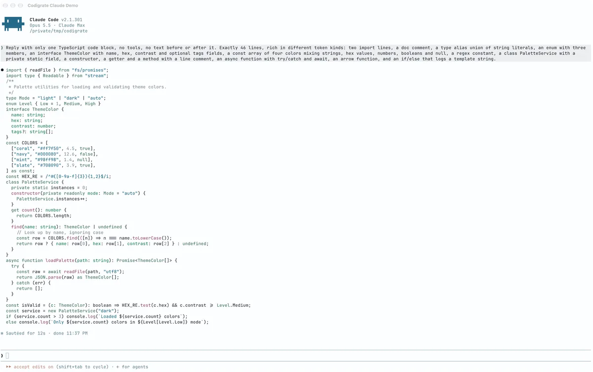 Everest theme for Claude Code, a screenshot