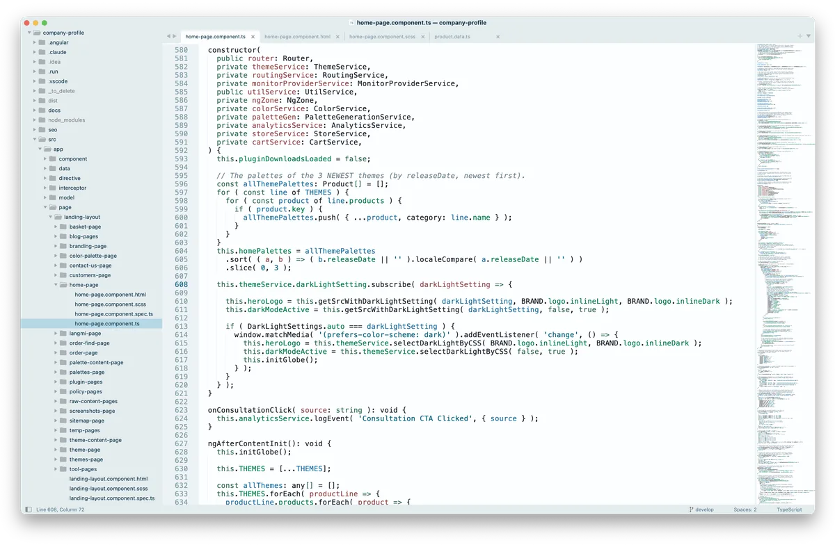 Everest theme in Sublime Text