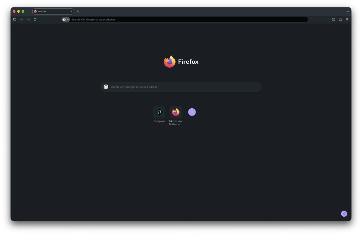 Reynisfjara theme for Firefox, a screenshot