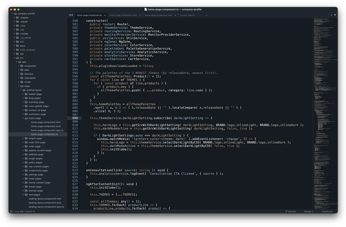 Reynisfjara theme in Sublime Text