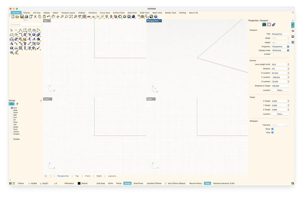 Salda theme in Rhino