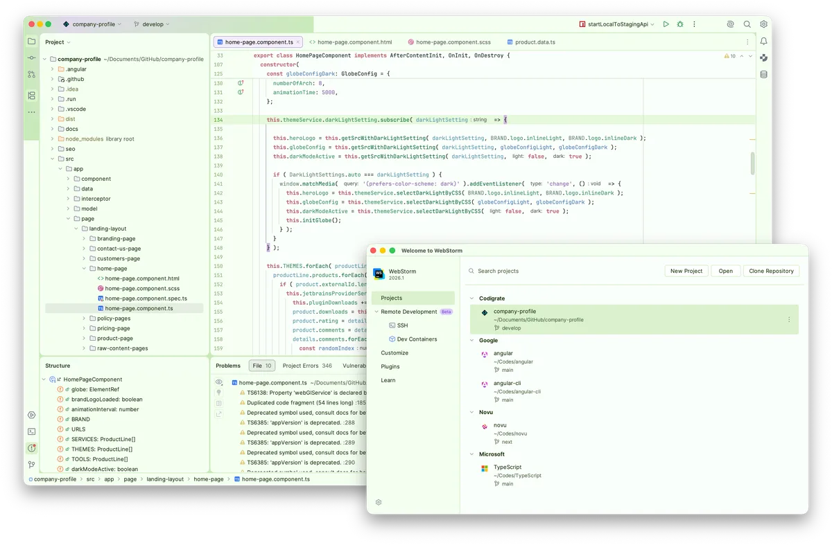 Spring theme in a JetBrains IDE