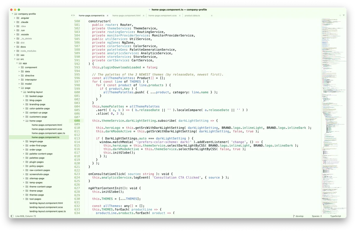 Spring theme in Sublime Text